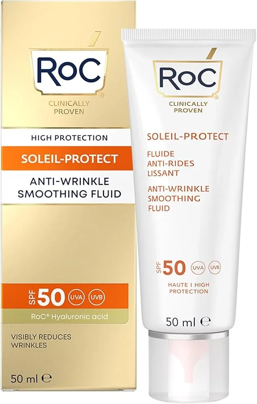 RoC Soleil-Protect Kırışıklık Karşıtı Likit Yüz Güneş Kremi Spf50 50 Ml — Cilt bakımı