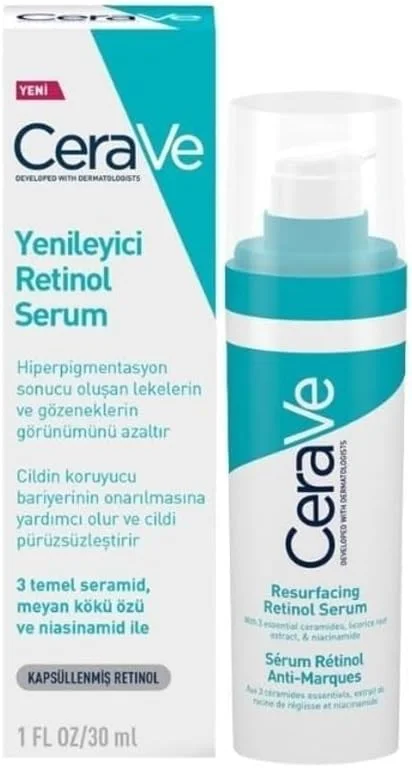 CeraVe Yenileyici Retinol Serum Yağlı Ve Düzensiz Ciltler Için 30 Ml — Cilt bakımı