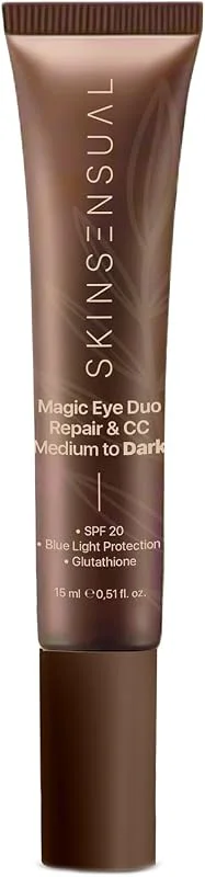 Skin Sensual Magic Eye Duo Repair & CC Göz Altı Kapatıcısı 15 ml, Onarıcı & Aydınlatıcı, Medium to Dark — Makyaj