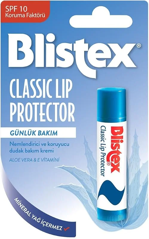 Blistex Classic Lip Protector Nemlendirici ve Koruyucu Dudak Bakım Kremi SPF 10 — Makyaj
