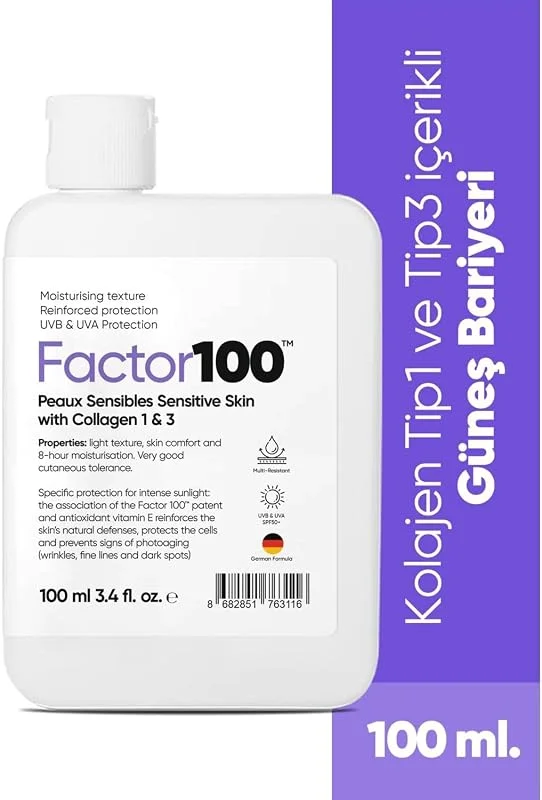 Factor100 100 ml 50 Faktör Güneş Kremi — Cilt bakımı