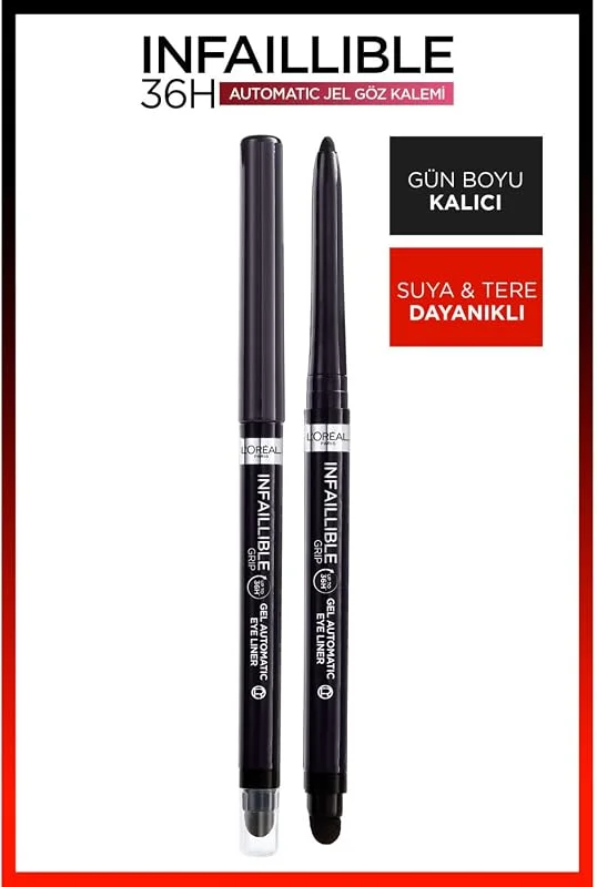 L'Oreal Paris Infaillible Automatic Jel Göz Kalemi - Mat Siyah — Makyaj