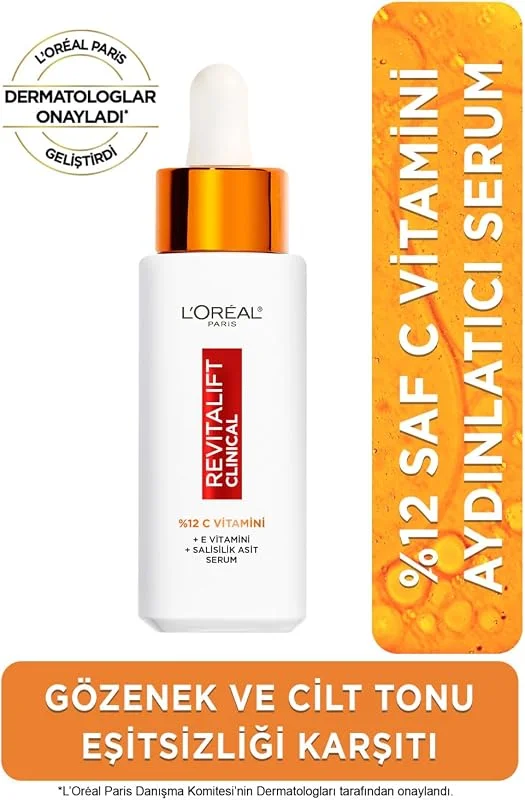 L'Oreal Paris Revitalift Clinical %12 Saf C Vitamini Aydınlatıcı Serum — Cilt bakımı
