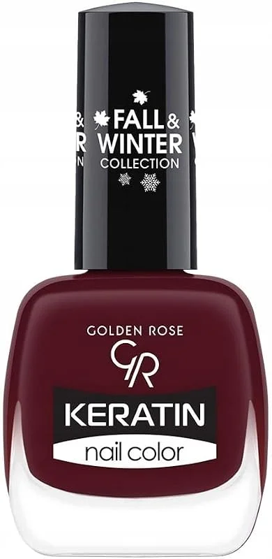 Golden Rose Keratin Fall & Winter Nail Color No: 121 - Keratin Oje Kış Koleksiyonu — Makyaj