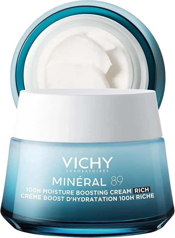 VICHY Mineral 89 Rich Cildi Güçlendiren 72 Saat Nemlendirici Bakım Kremi Kuru Ciltler İçin 50 ml — Cilt bakımı