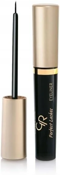 Golden Rose Perfect Lashes Black Eyeliner - Provitamin B5 İçerikli Hızlı Kuruyan Siyah Likit Eyeliner — Makyaj