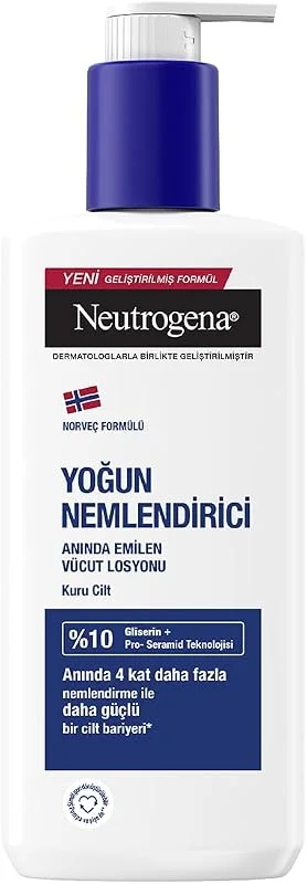 Neutrogena Norveç Formülü Yoğun Nemlendirici Anında Emilen Vücut Losyonu 250 Ml — Cilt bakımı
