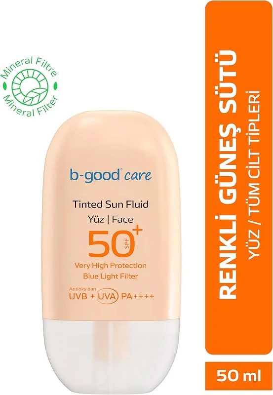 Naturel Yüz Güneş Sütü Spf50 plus 50 ml — Cilt bakımı