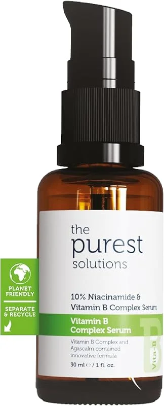 The Purest Solutions, Bariyer Güçlendirici ve Yatıştırıcı B Vitamini Cilt Bakım Serumu 30 ml (%10 Niacinamide + Provitamin B5) — Cilt bakımı