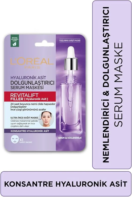 L'Oreal Paris Revitalift Filler Dolgunlaştırıcı Serum Maske — Cilt bakımı