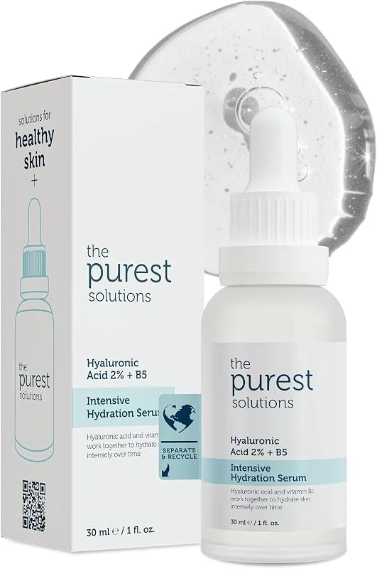 The Purest Solutions, Yoğun Nemlendirme ve Dolgunlaştırıcı etkili, Yenileyici Cilt Bakım Serumu 30 ml (Hyaluronic Acid%2 + B5) — Cilt bakımı