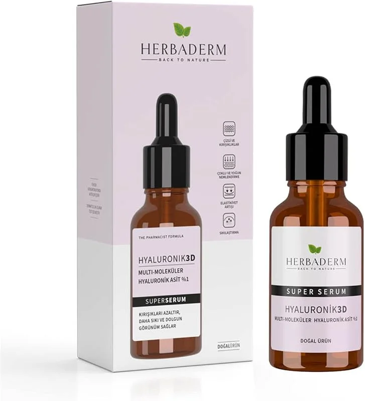Herbaderm Superserum Hyaluronik 3D (30 ml) — Cilt bakımı