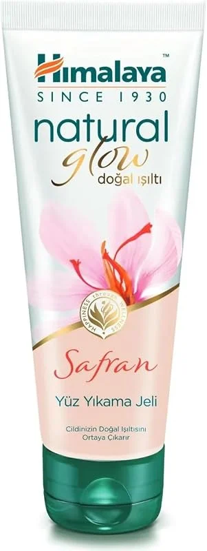Himalaya Since 1930 Natural Glow Doğal Işıltı Yüz Yıkama Jeli 100 ml, Safran, Niacinamide — Cilt bakımı