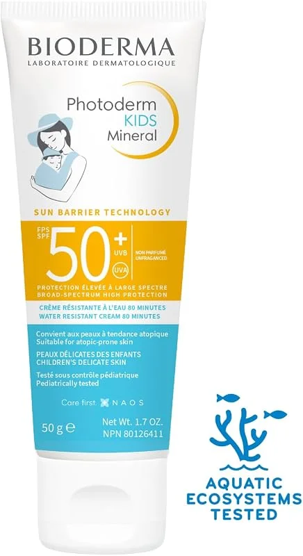 Bioderma Photoderm Pediatrics Mineral SPF50+ Yenidoğan Bebek, Çocuk Çok Yüksek Korumalı Güneş Kremi 50 gr — Cilt bakımı