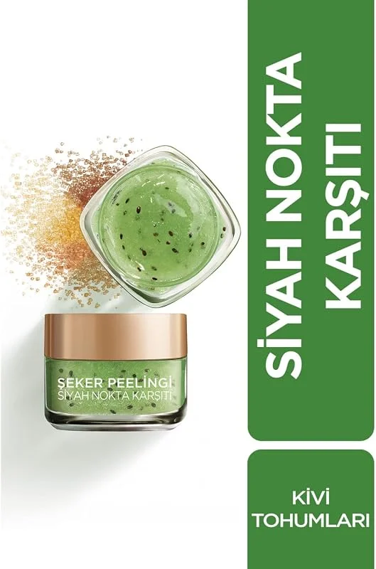 L’Oréal Paris Şeker Peelingi Siyah Nokta Karşıtı, 50 ml — Cilt bakımı