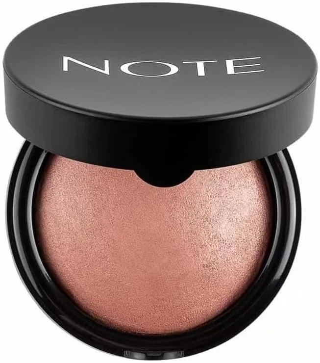 Note Cosmetics Baked Blusher 03 Oriental Pink Işıltılı Fırınlanmış Toz Allık — Makyaj