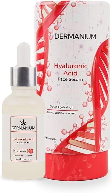 Hyaluronic Acid Yüz Serumu - %2.4 Hyaluronik Asit, C Vitamini ve Aloe Vera, Yoğun Nemlendirici Konsantre Bakım, Dolgun ve Canlı Görünüm, Tüm Cilt Tipleri Yüz Bakımı, 30 ml, 1 fl oz — Cilt bakımı
