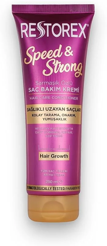 Restorex Speed & Strong Sağlıklı Uzama Etkili Saç Bakım Kremi 250 ml — Saç bakımı