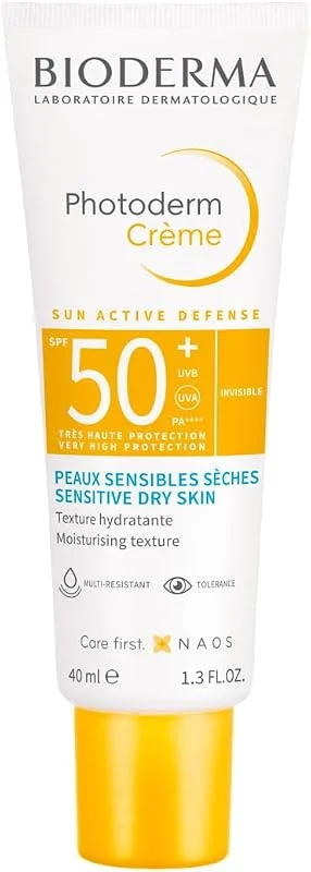 Bioderma Photoderm Cream SPF50+ Kuru Ciltler için Çok Yüksek Korumalı Yüz Güneş Kremi 40 ml — Cilt bakımı