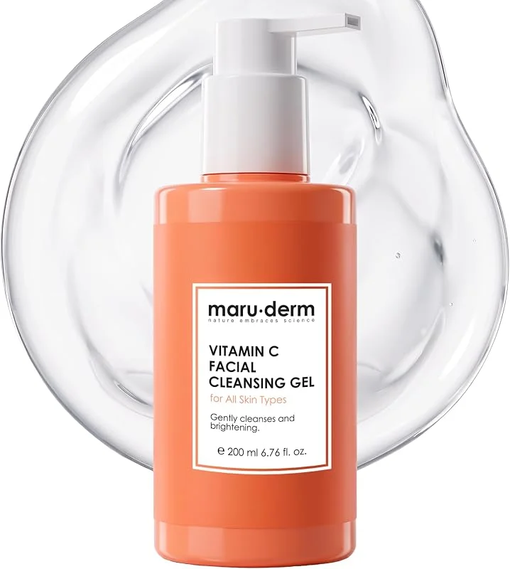 Maruderm C Vitamini Yüz Yıkama Jeli – Aydınlık Görünüm Destekleyici Günlük Yüz Temizleme Jeli, Niasinamid & Aloe Vera ile, 200 ML — Cilt bakımı