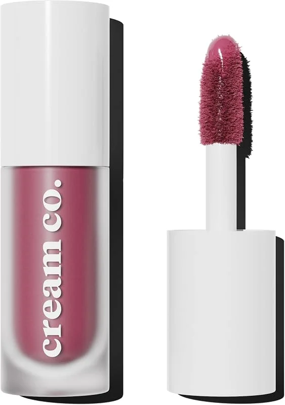 Cream Co. Allık Ruj Göz Farı Glow Tint Rich Berry, Nemlendirici Makyaj, 502 Bordo, Hyaluronik Asit Peptit