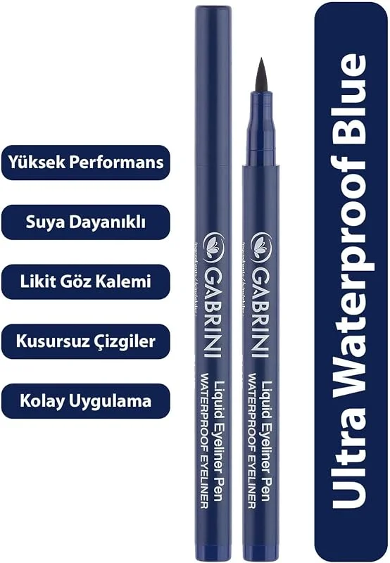 Gabrini Likit Mavi Eyeliner Liquid Eyeliner Pen — Makyaj