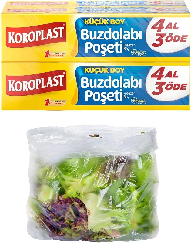 Koroplast Küçük Boy Buzdolabı Poşeti 4x40lı — Makyaj