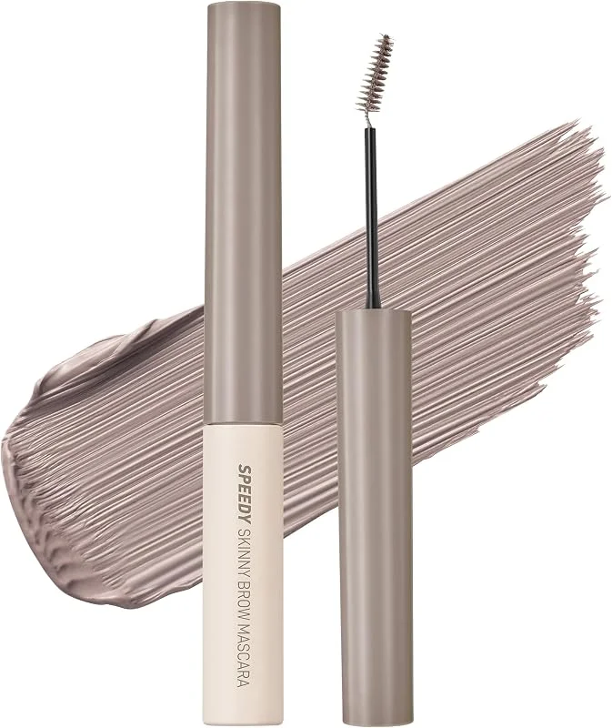 Peripera Renklendirici ve Sabitleyici Kaş Maskarası Speedy Skinny Brow Mascara 10 Hazy Ash — Makyaj