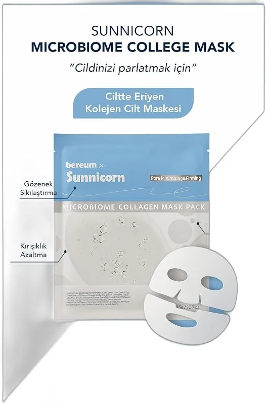 Kolajen Yüz Maskesi Nemlendirici Sıkılaştırıcı Anti Aging Kağıt Maske Cilt Yenileyici Kırışıklık Karşıtı Elastikiyet Artırıcı Aydınlatıcı Tekli Maske — Cilt bakımı