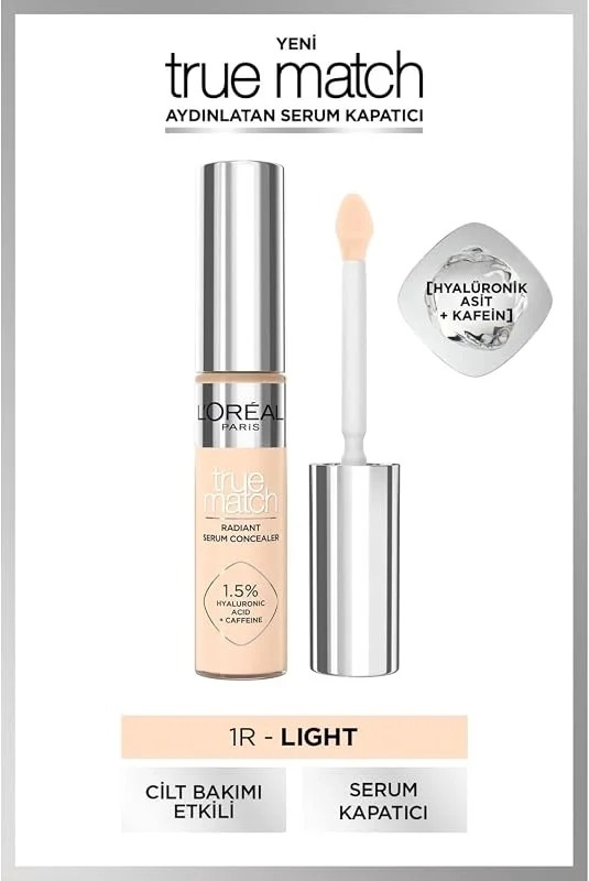 L'Oreal Paris True Match Aydınlatan Serum Kapatıcı - 1R — Makyaj