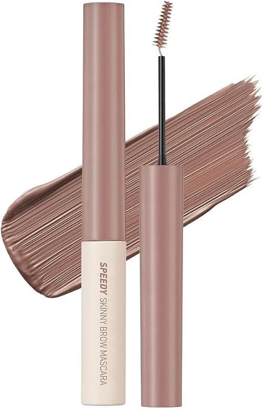 Peripera Renklendirici ve Sabitleyici Kaş Maskarası Speedy Skinny Brow Mascara 05 Peony Ash — Makyaj