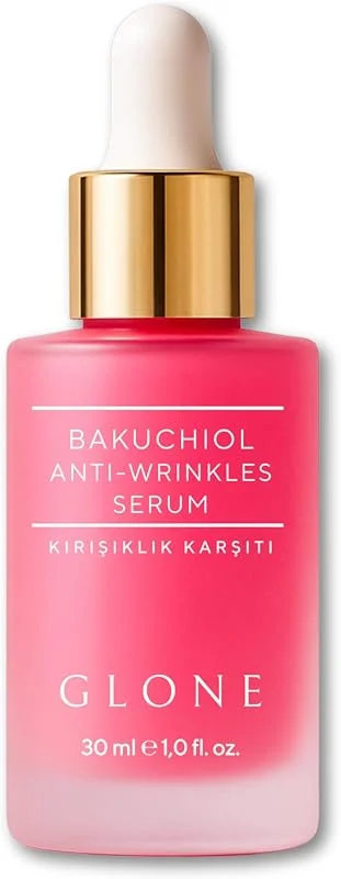 GLONE Bakuchiol Kırışıklık Karşıtı Serum, 30ml I Doğal Retinol Alternatifi, Hyaluronik & Centella Gücü — Cilt bakımı