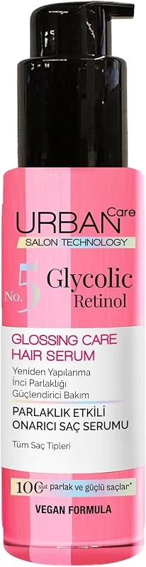 URBAN Care Glycolic Retinol Parlaklık Etkili Onarıcı Saç Bakım Serumu-100ml-Gloss — Cilt bakımı