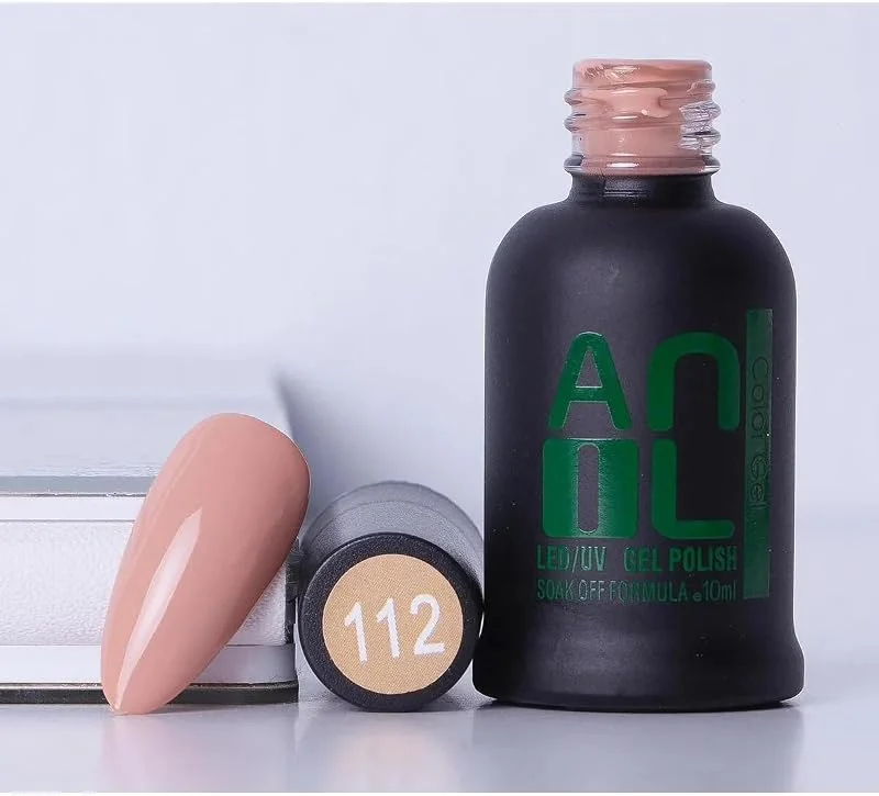 Anil Professional Cosmetics Kalıcı Oje Nude Renkler 10ml, Dayanıklı Kolay Uygulanan Trend Renkler, Hızlı Kuruma ve Parlaklık (Nude - 112) — Makyaj