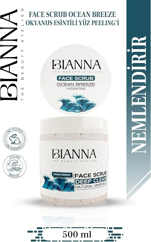Okyanus Esintisi Yüz Peelingi Nemlendirici & Ferahlatıcı & Yatıştırıcı - 500ml — Cilt bakımı