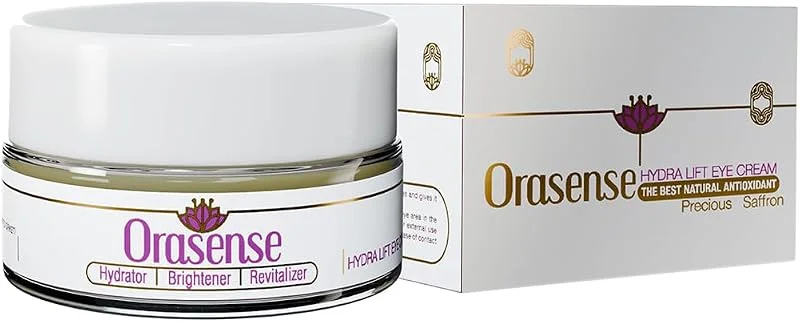 Safran Özlü Göz Çevresi Kremi 20 ml, %1 Safran Özü, Nemlendirici, İnce Kırışıklık Karşıtı Göz Altı Bakımı, Vegan — Cilt bakımı