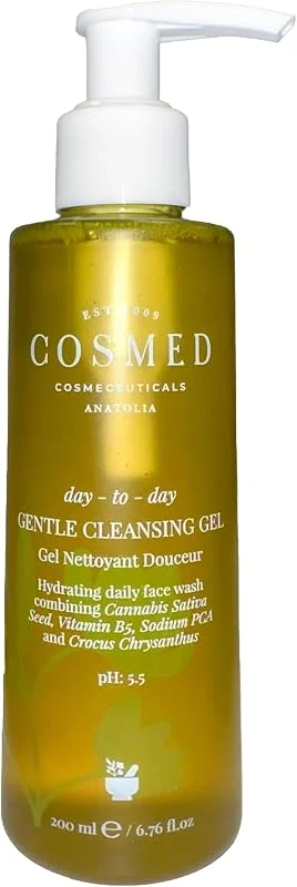 Cosmed Nemlendirici Etkili Nazik Yüz Temizleme Jeli Gentle Cleansing Gel 200 ml — Cilt bakımı
