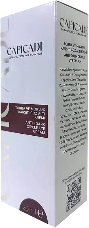 Capicade Torba Ve Morluk Karşıtı Göz Altı Krem 20 Ml — Cilt bakımı