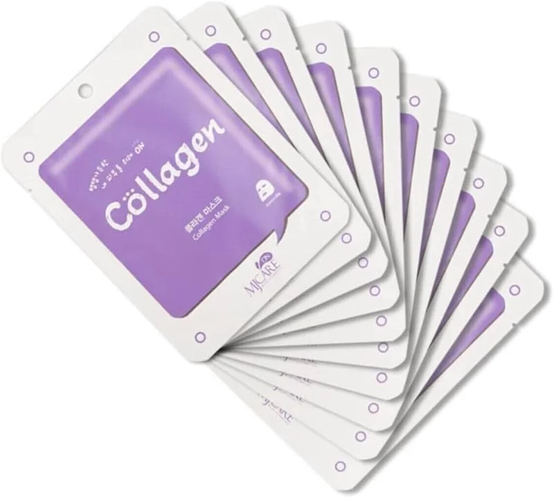 Mjcare On Collagen Mask Kolajen Özlü Yüz Maskesi 10'lu — Cilt bakımı