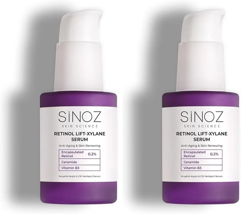 Sinoz Retinol Lift-Xylane Kırışıklık Karşıtı & Cilt Yenileyici Serum 30 Ml. (2 paketi) — Cilt bakımı