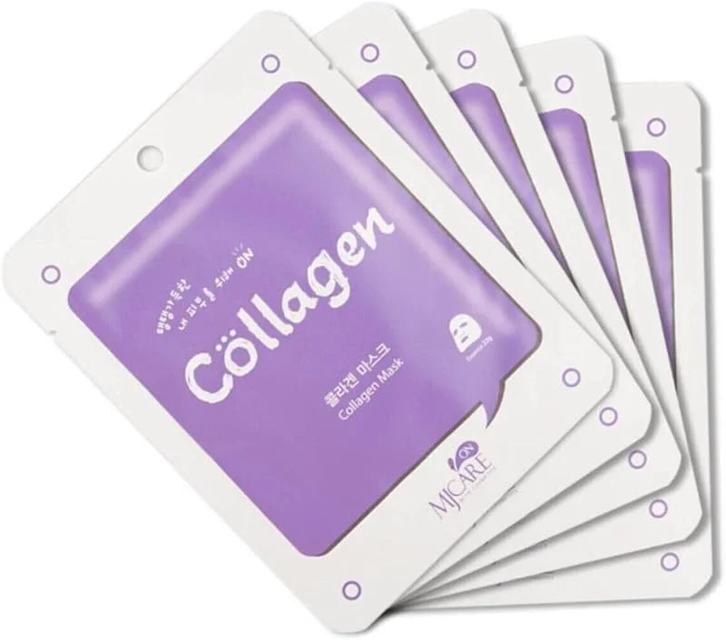 Mjcare On Collagen Mask - Kolajen Özlü Yüz Maskesi 5'li — Cilt bakımı