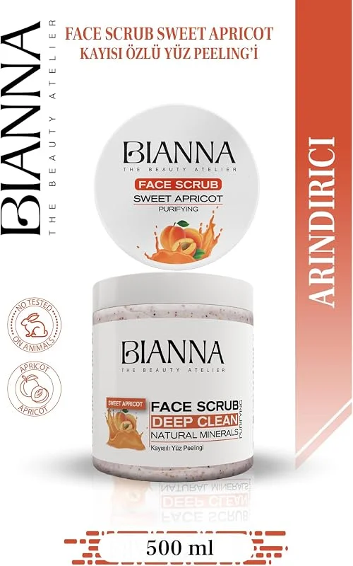 Kayısı Özlü Yüz Peelingi Canlandırıcı & Arındırıcı & Dengeliyici - 500ml — Cilt bakımı