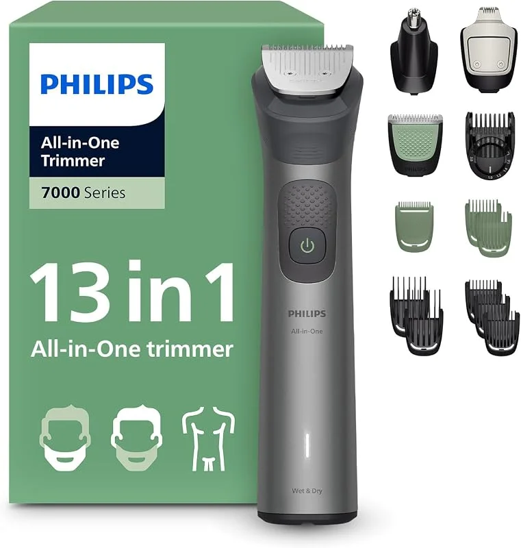 Philips 7000 Serisi 13in1, Erkek Bakım Seti, Yüz, Saç, Vücut Tıraş Makinesi, Islak, Kuru Kullanım, MG7922, 15 — Makyaj
