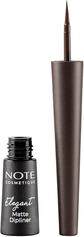 Note Cosmetics Elegant Matte Dipliner Waterproof Kahverengi, 02 Coffee Brown — Makyaj