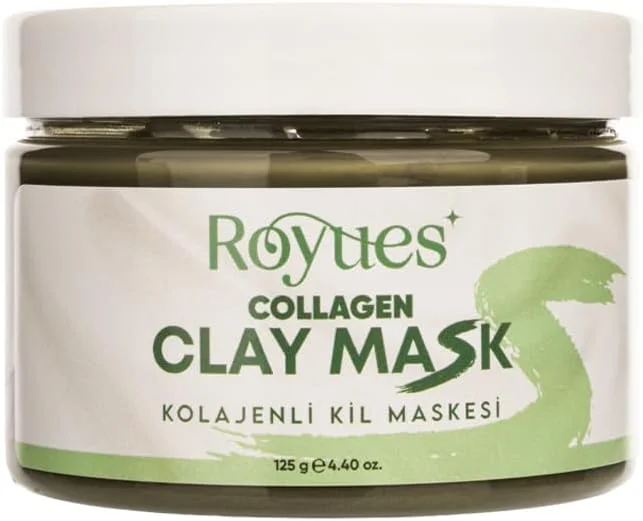 Kolajen Kil Yüz Maskesi 125gr - Siyah Nokta ve Leke Giderici, Gözenek Temizleyici — Cilt bakımı