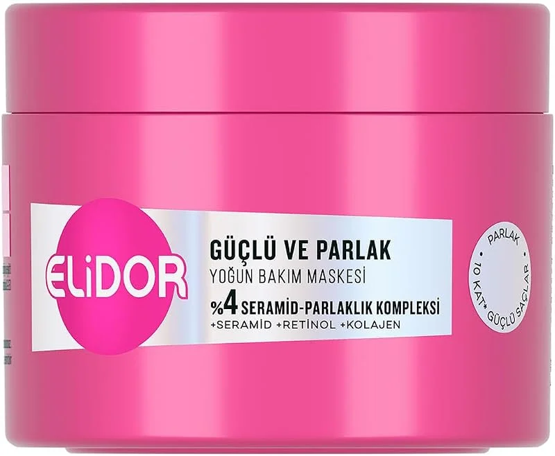 Elidor Güçlü ve Parlak Yoğun Bakım Saç Maskesi 220 Mililitre — Saç bakımı