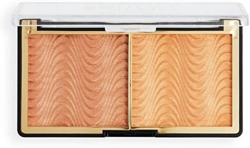 Revolution Pro Highlighter Sculpt & Glow Palette Medium Deep, Bronz — Makyaj