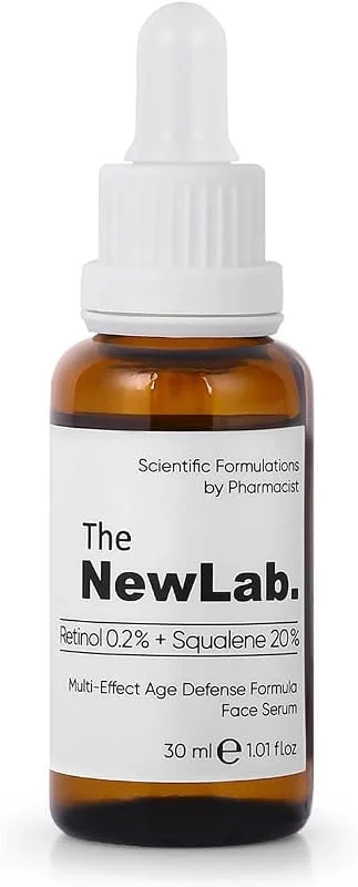 The NewLab. Yenileyici Ve Kırışıklık Karşıtı Gece Serumu%0.2 Retinol &%20 Squalene 30 ml — Cilt bakımı