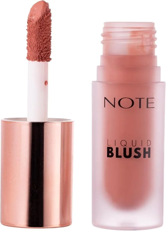 Note Cosmetics Liquid Blush Nemlendirici Etkili Likit Allık - 40 Rose — Makyaj