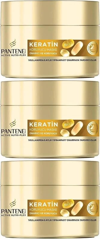 PANTENE Onarıcı & Koruyucu Saç Maskesi 200 ml 3lü paket — Saç bakımı